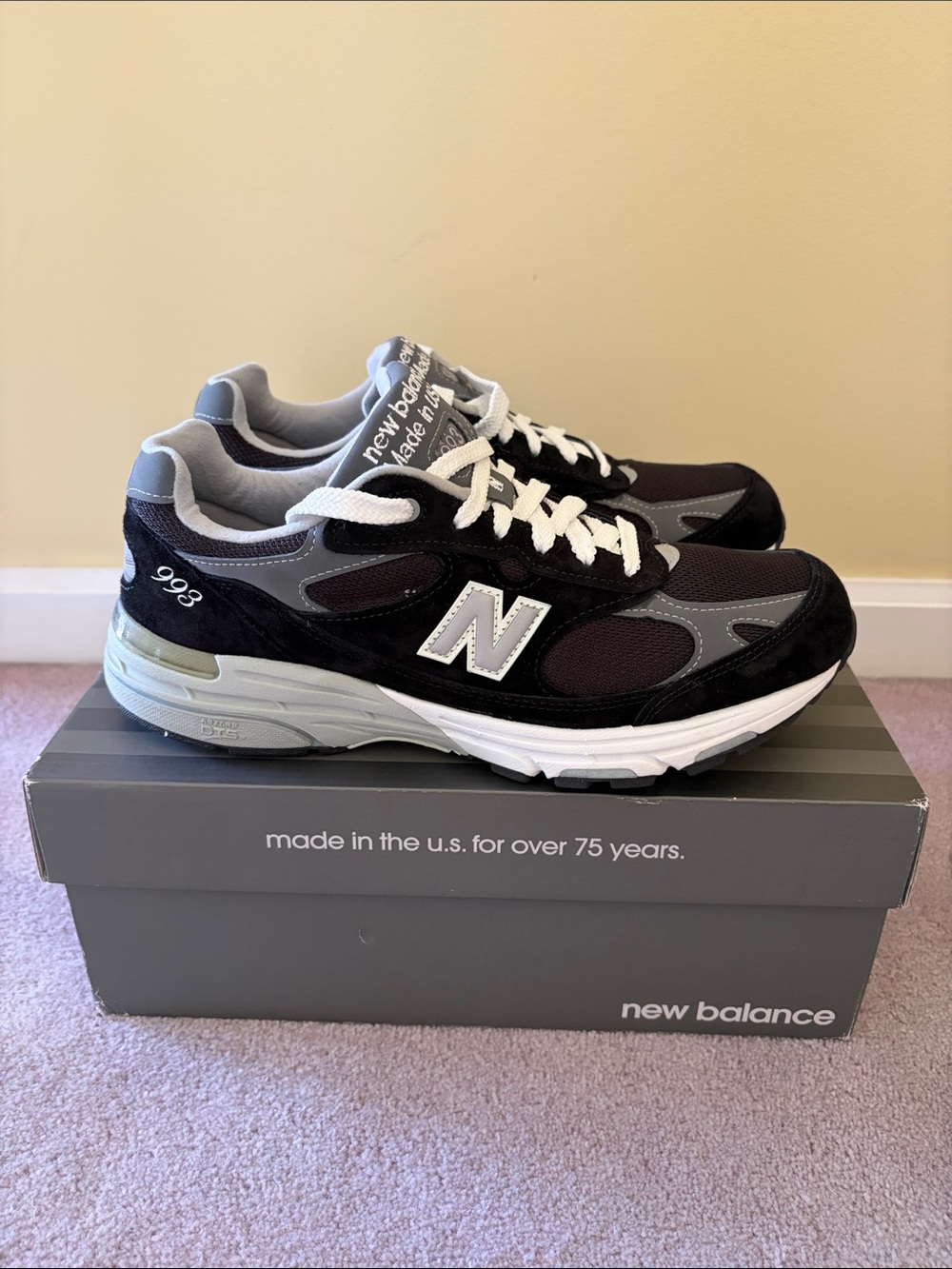 New Balance 993 Black MiUSA